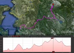 020_Route Tag 1GR_Von Igoumenitsa nach Ioannina_177km_6.36 Std