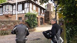 024_Bei Neckargemünd steht nun ein Besuch der Burg Dilsberg auf unserem Plan